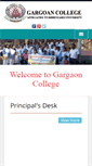 Mobile Screenshot of gargaoncollege.org