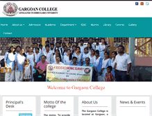 Tablet Screenshot of gargaoncollege.org